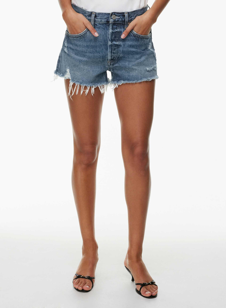agolde parker jean short dark swapmet