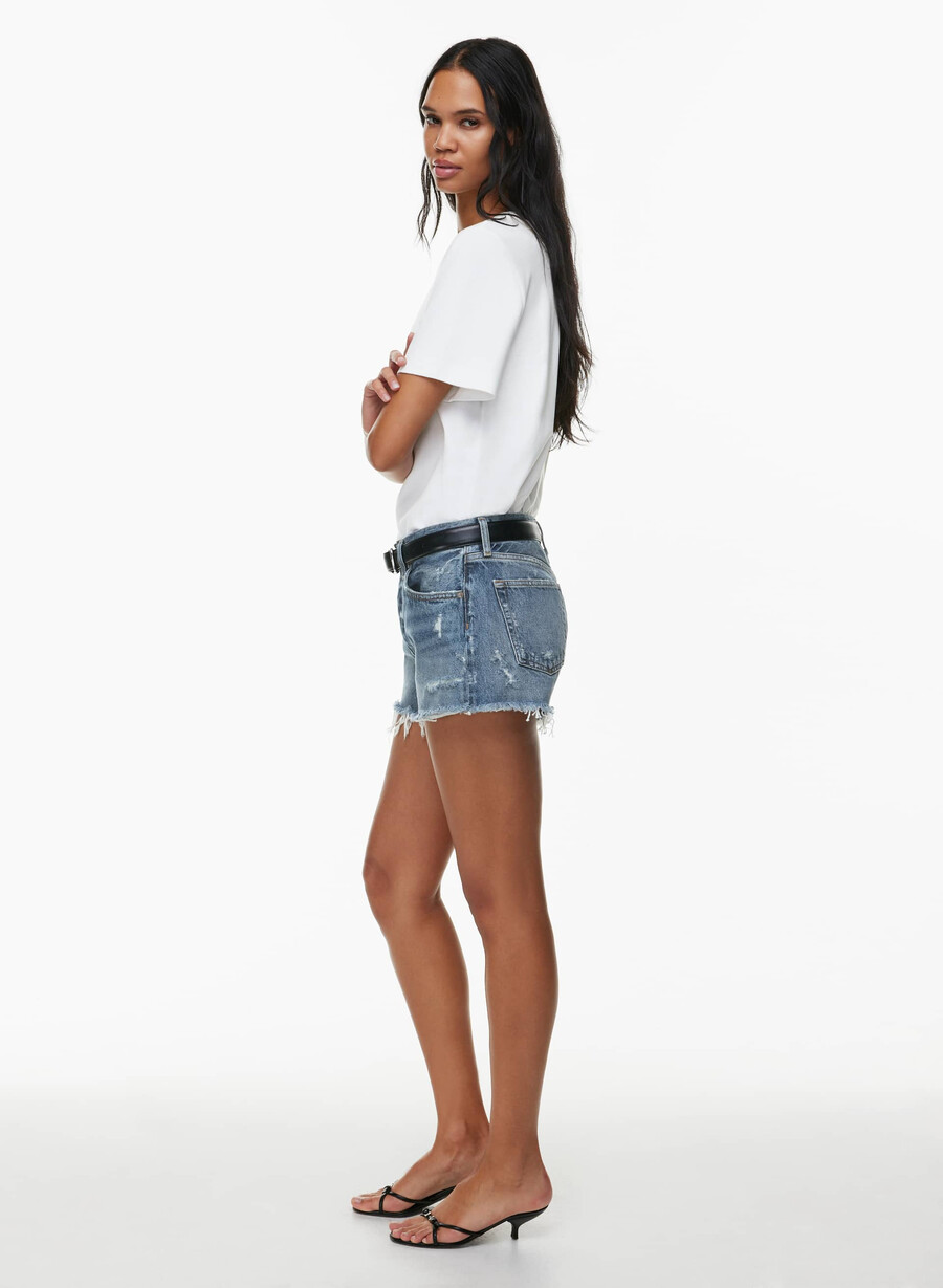 agolde parker jean short dark swapmet