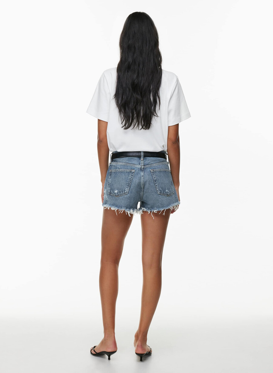 agolde parker jean short dark swapmet