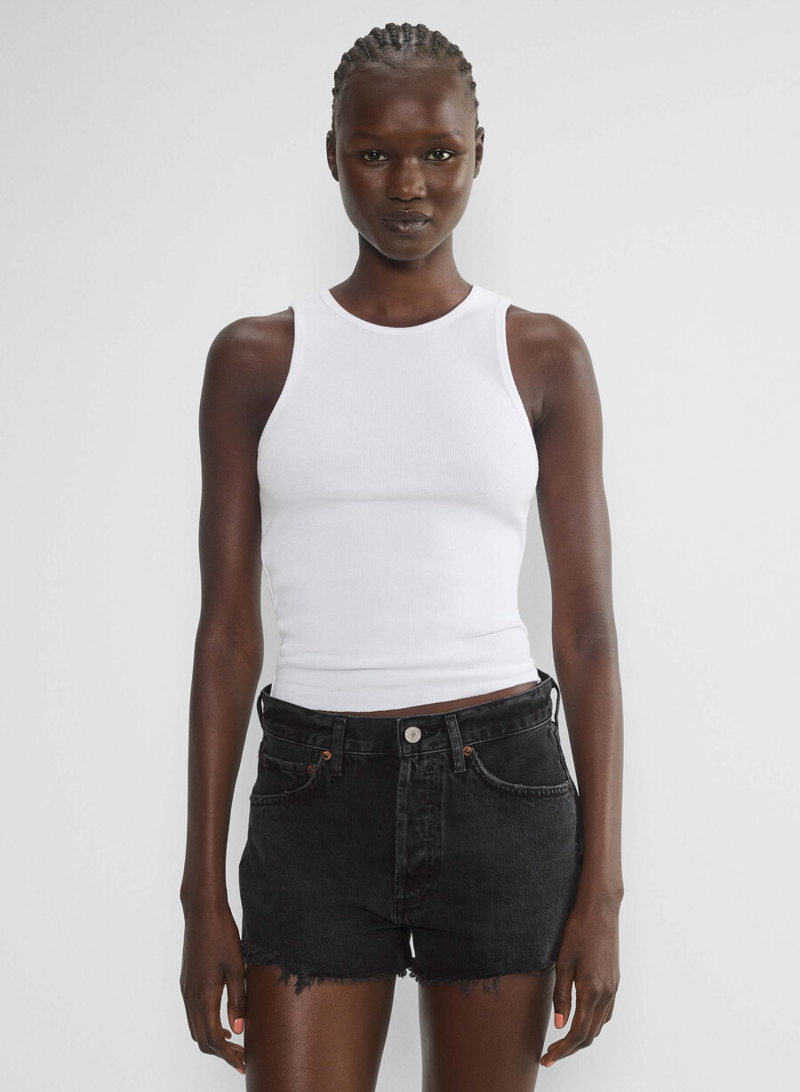 agolde parker jean short thema