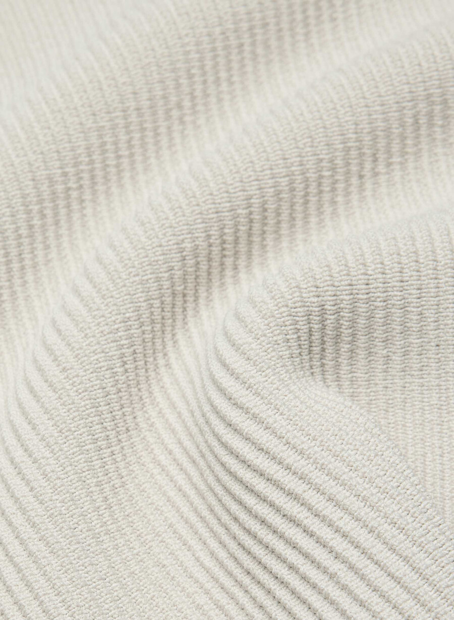 tanktop mit eckigem ausschnitt und formgebendem strickmuster matte perle