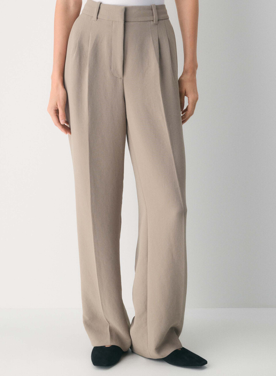 die mühelose hose - crepette nomad taupe
