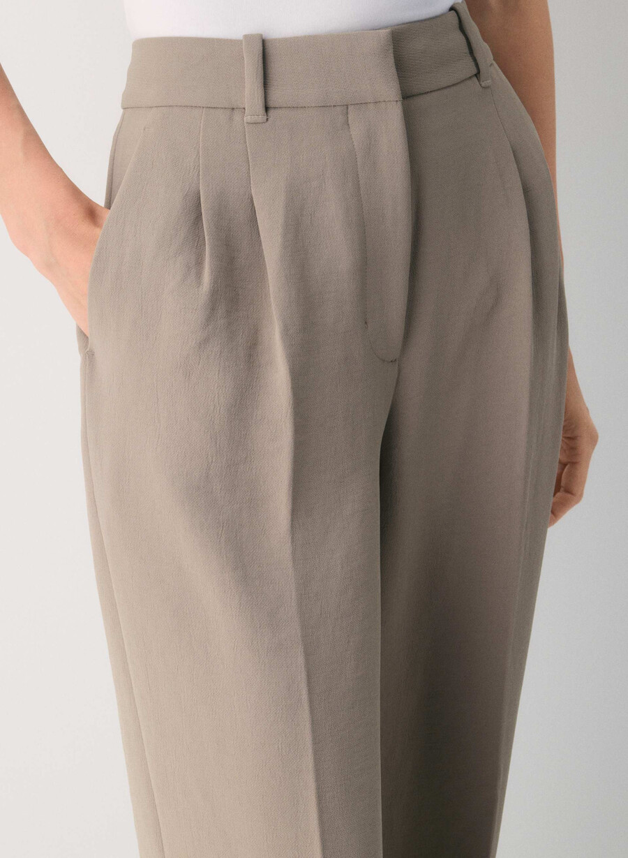 die mühelose hose - crepette nomad taupe