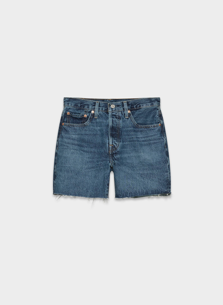 levis 501 mid thigh jeansshorts rÜcktritt