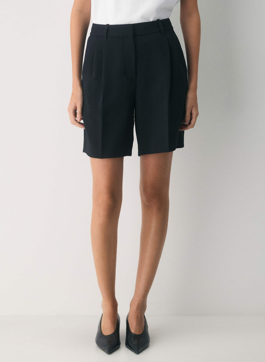 die mühelose short long - crepette schwarz