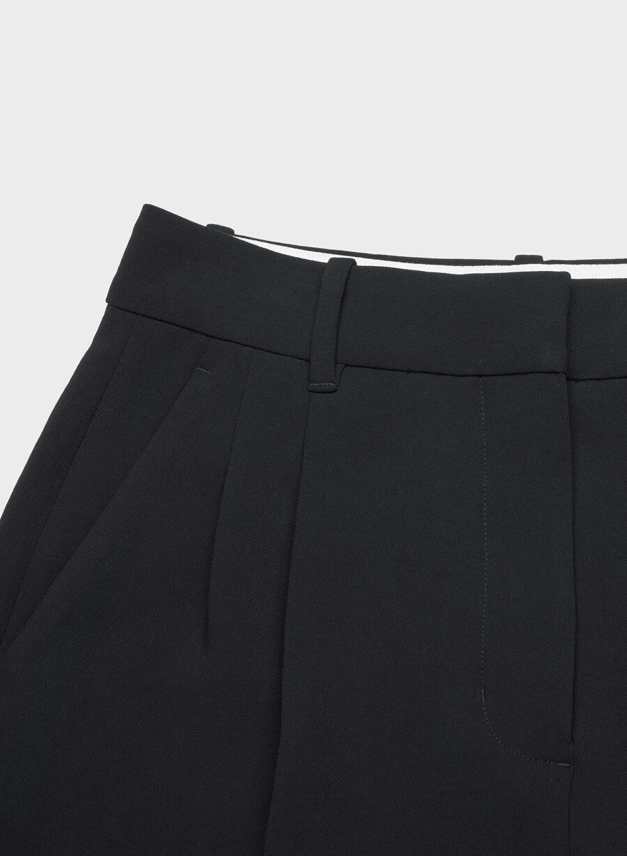 die mühelose short long - crepette schwarz