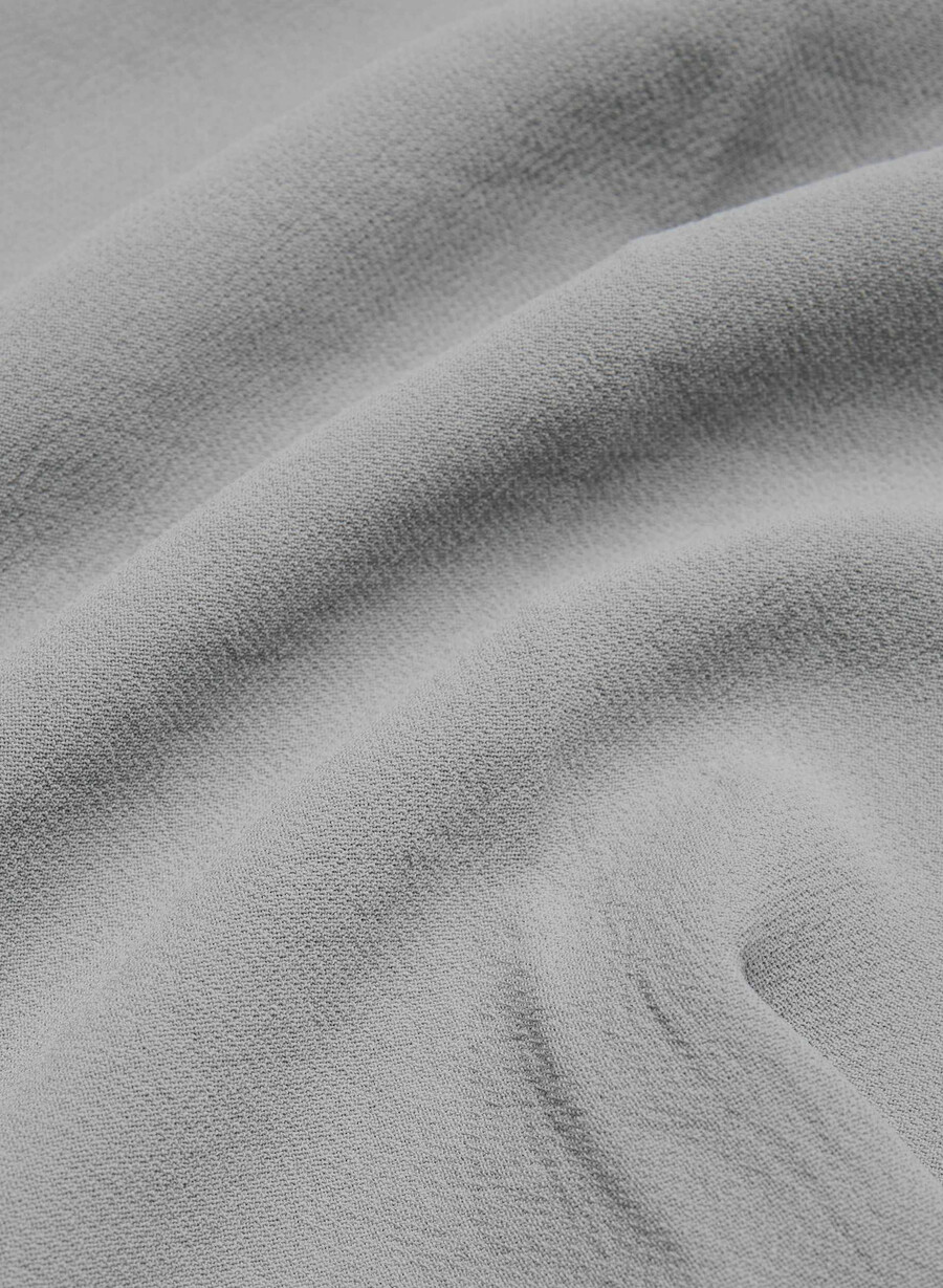 der mühelose short long - crepette riverstone grey