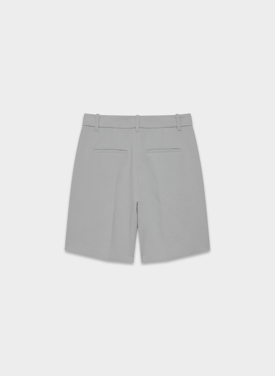 der mühelose short long - crepette riverstone grey