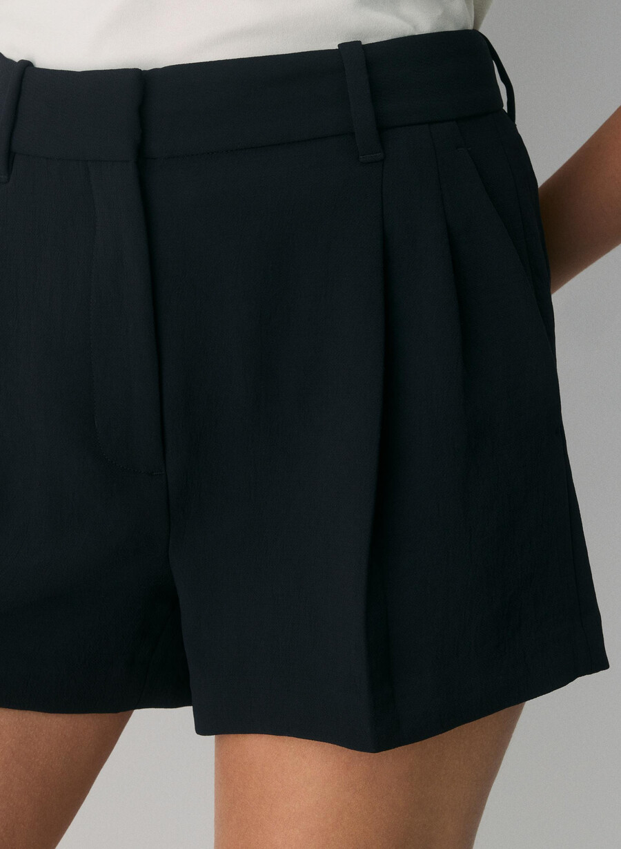 der mühelose short mini - crepette schwarz