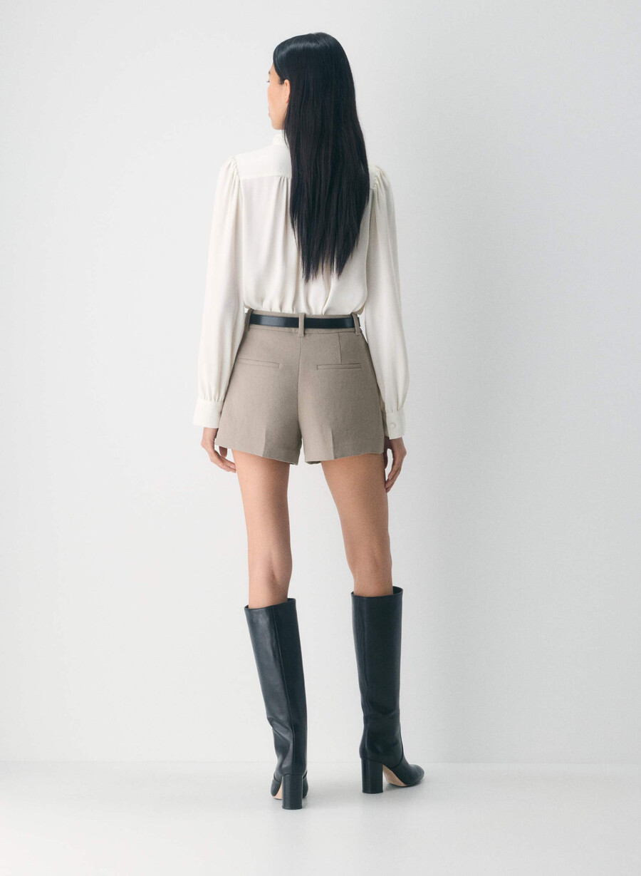 der mühelose short mini - crepette nomad taupe