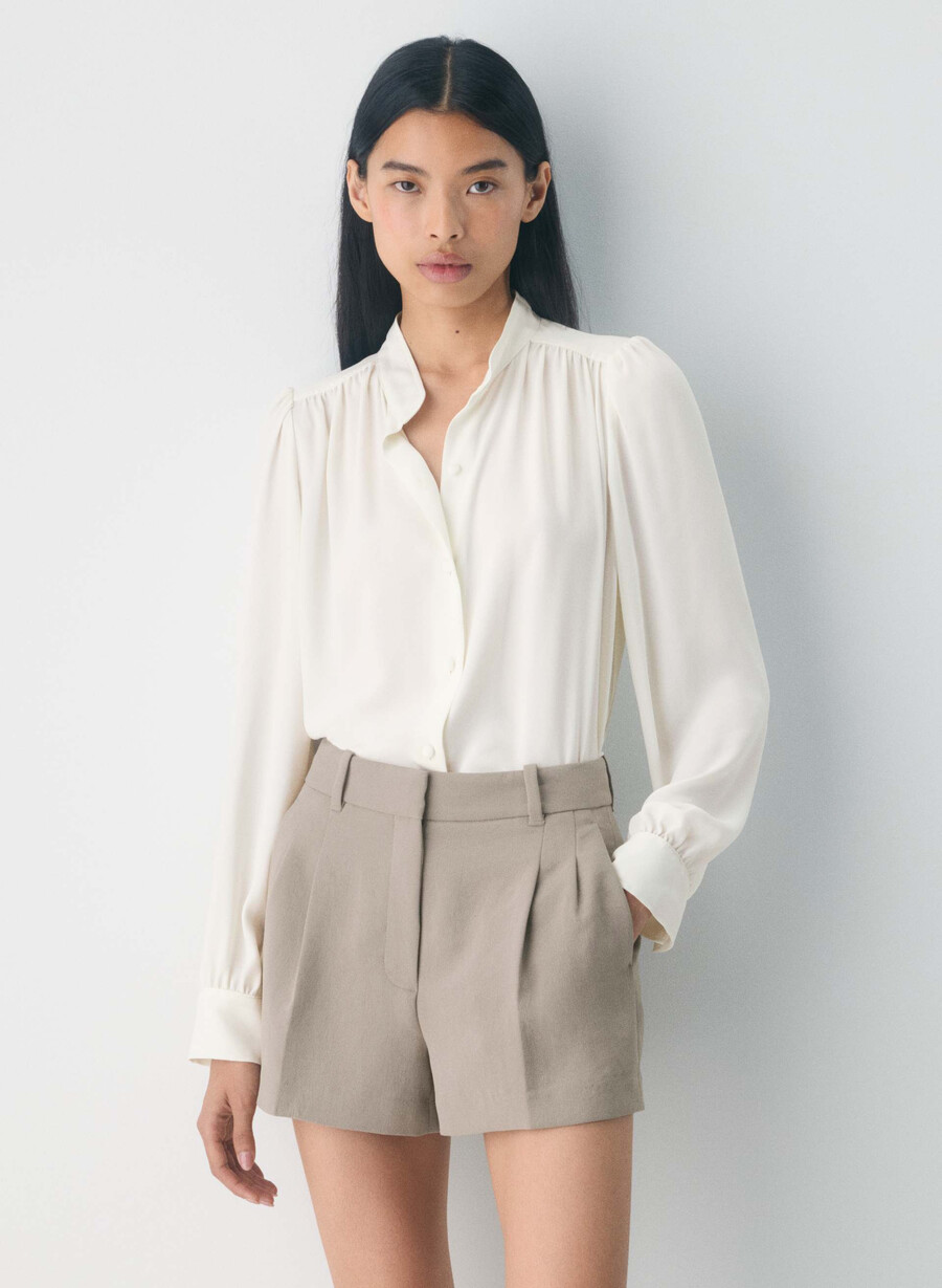 der mühelose short mini - crepette nomad taupe
