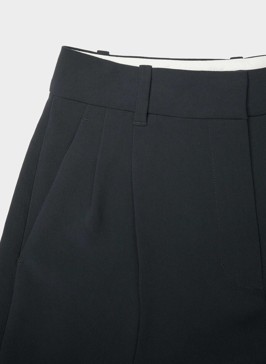 der mühelose short mini - crepette dunkelblau