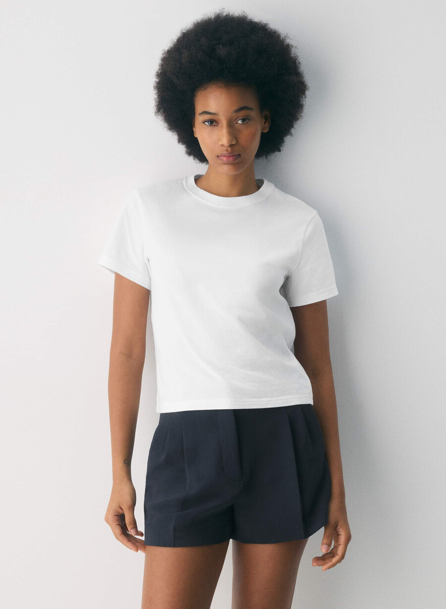 der mühelose short mini - crepette dunkelblau