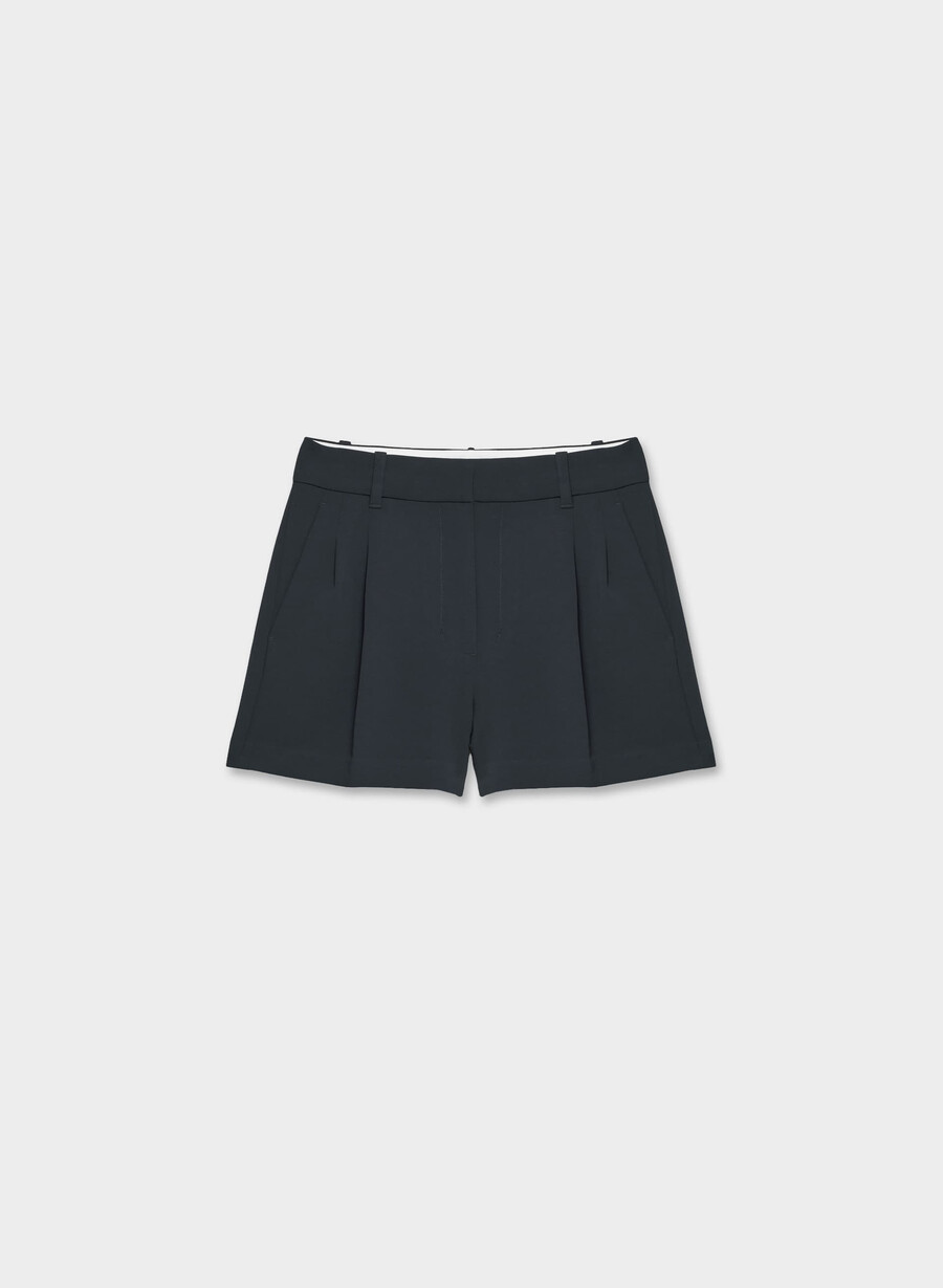 der mühelose short mini - crepette dunkelblau