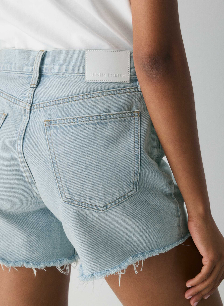 denim forum the ex boyfriend mid thigh short 15 yrs brl thr bleu