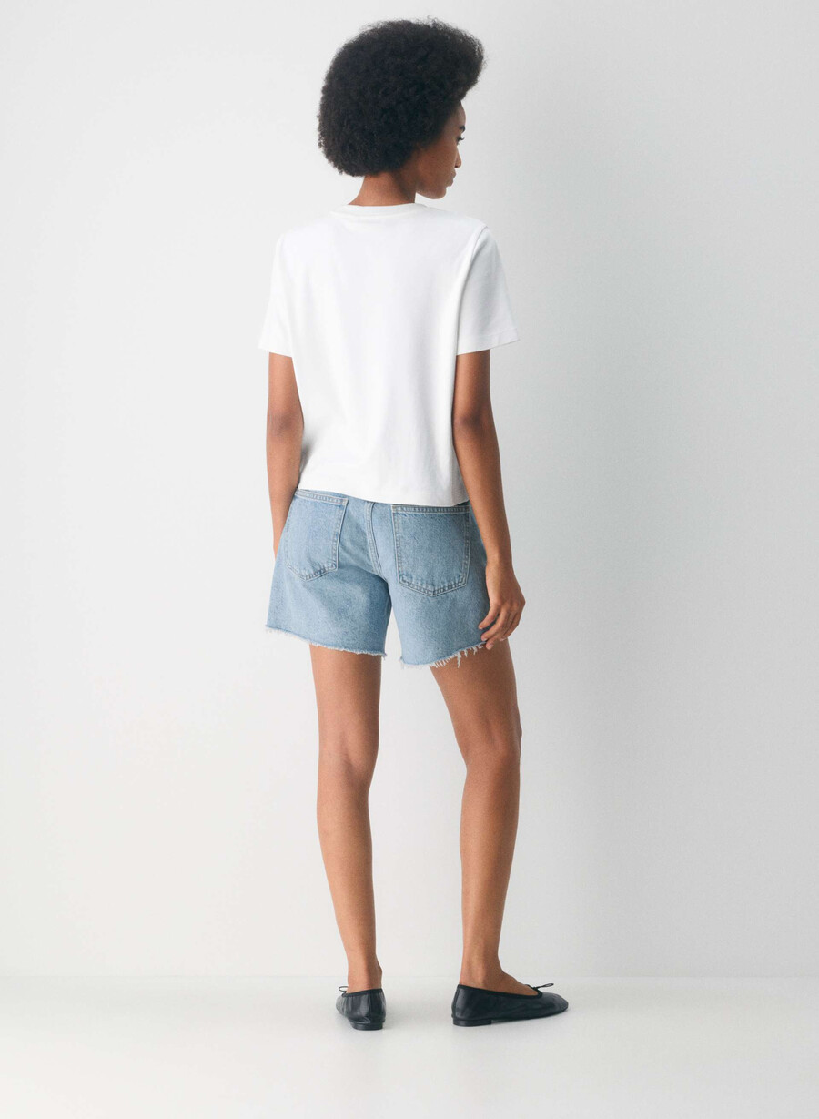denim forum the ex boyfriend mid thigh short 7 yrs bleu taboo
