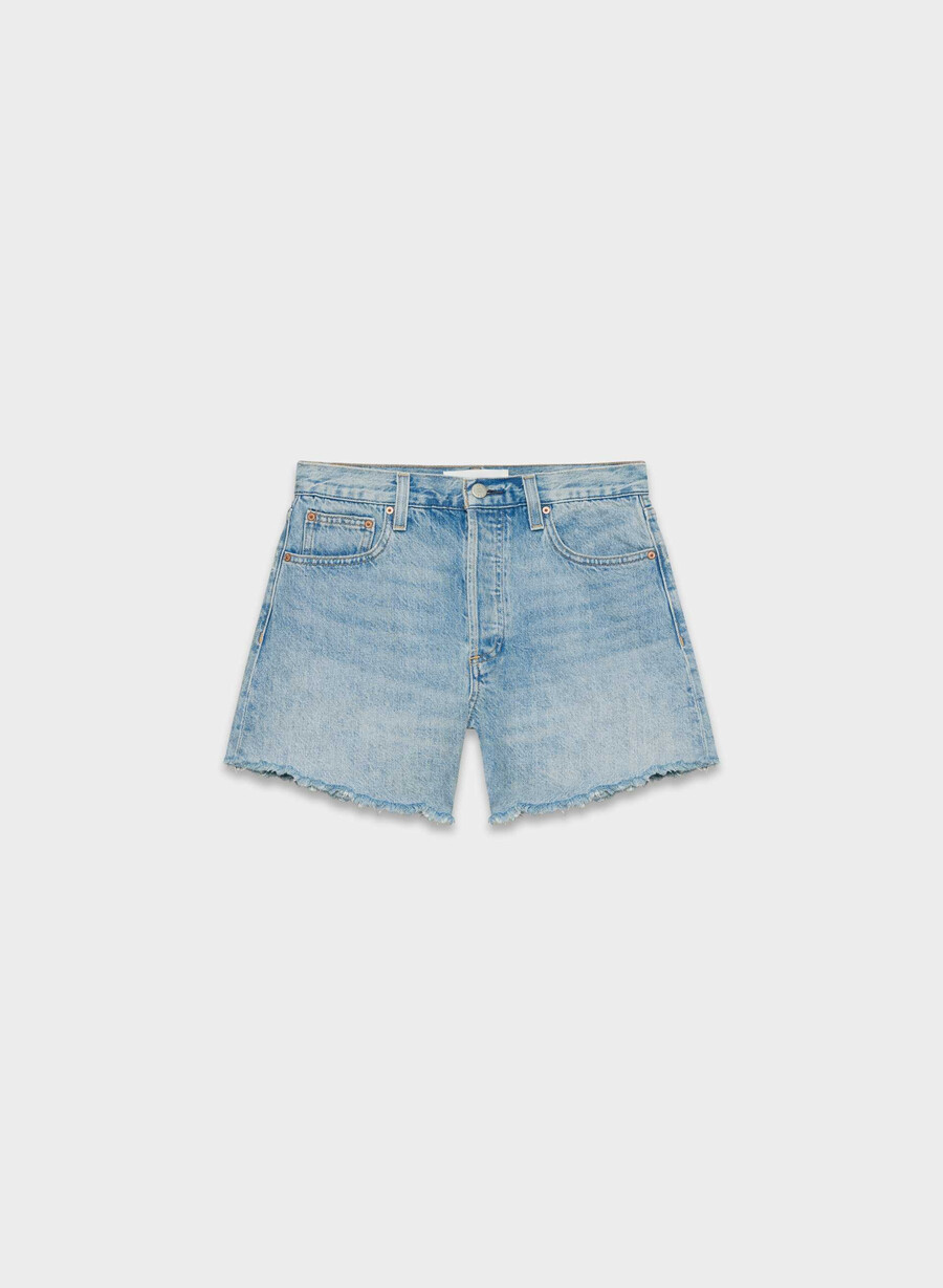 denim forum the ex boyfriend mid thigh short 7 yrs bleu taboo