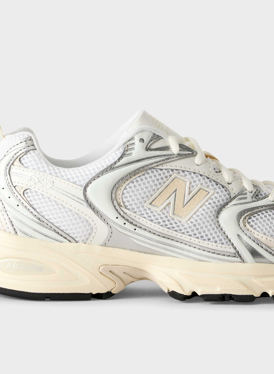 new balance 530 silber met linnen