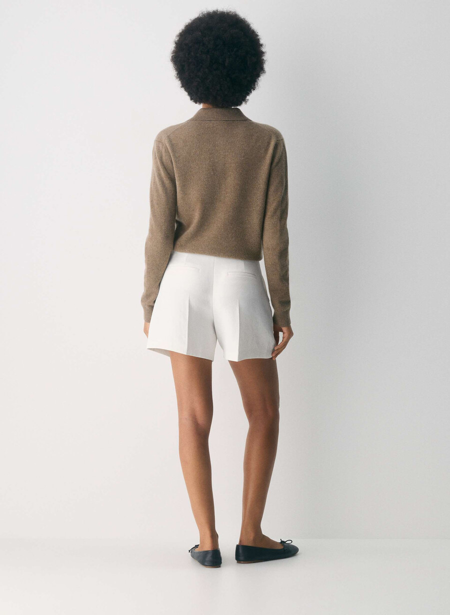 die mühelose short mid-thigh - crepette light birch