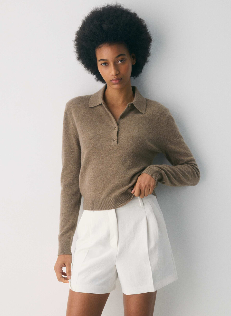 die mühelose short mid-thigh - crepette light birch