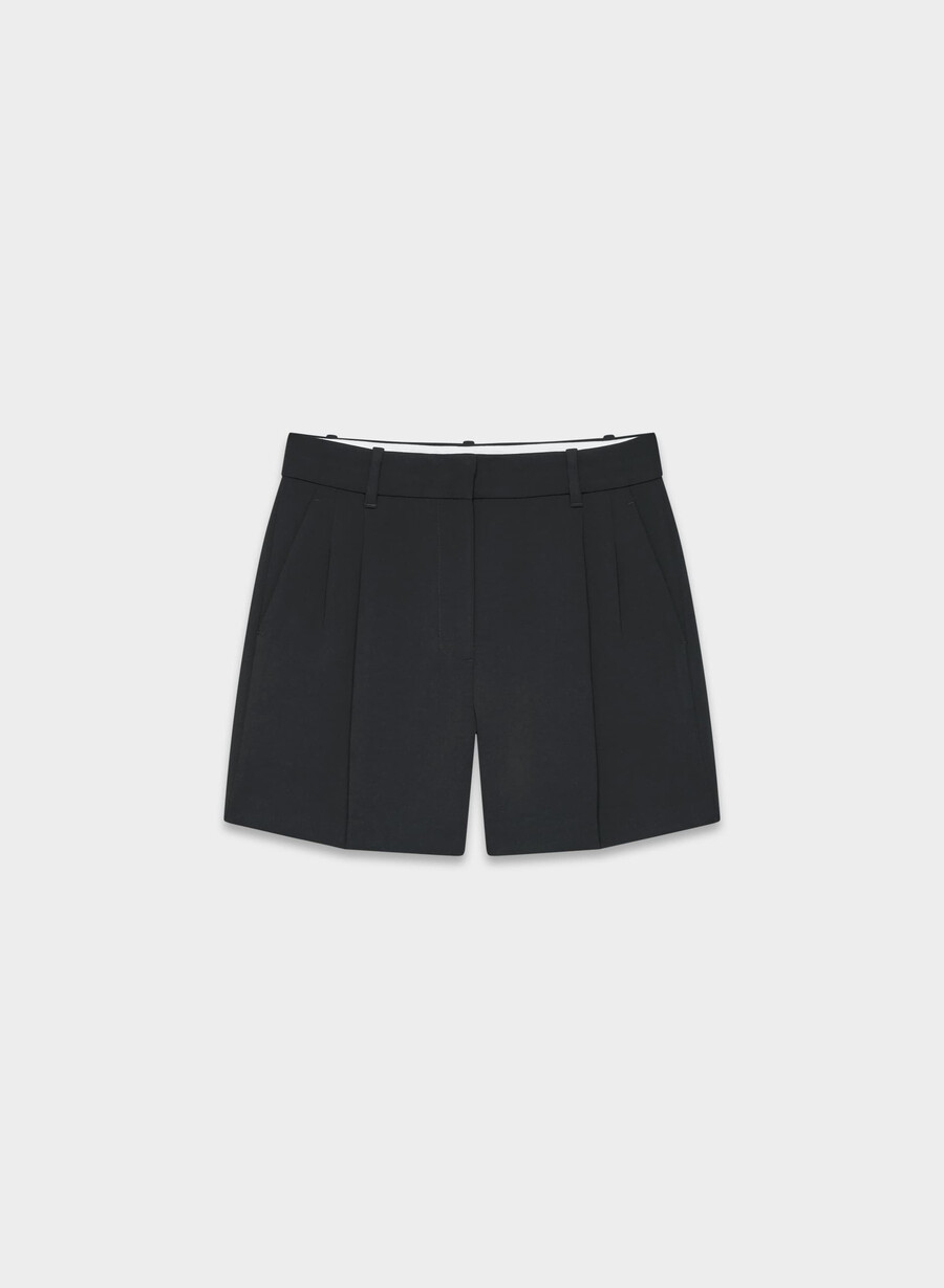 die mühelose short mid-thigh - crepette schwarz