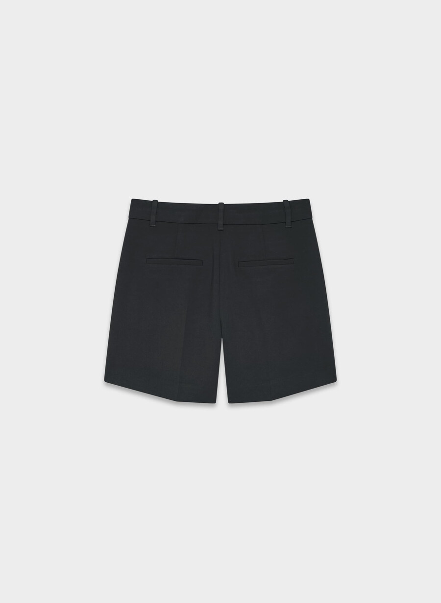 die mühelose short mid-thigh - crepette schwarz