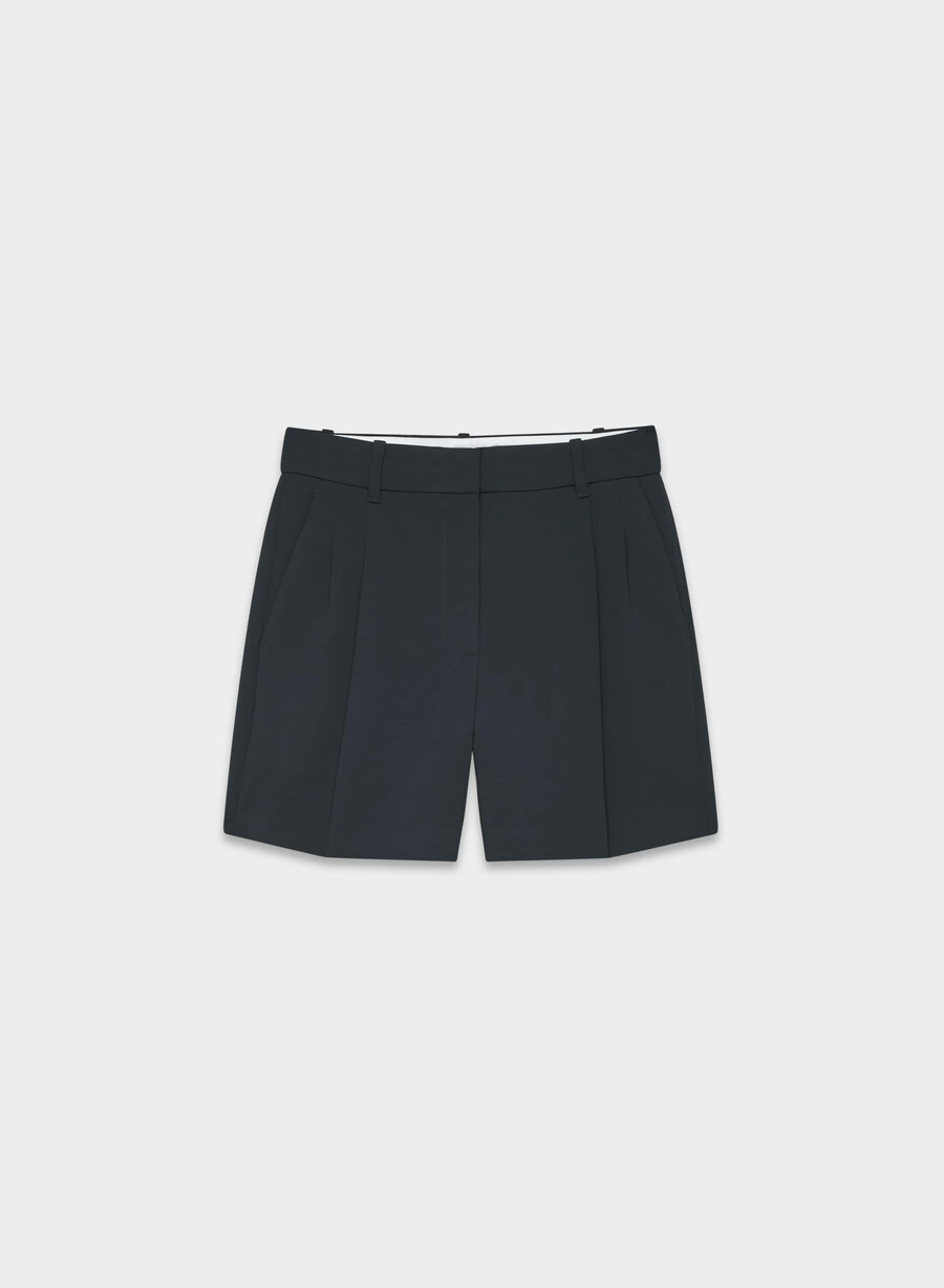 die mühelose short mid-thigh - crepette dunkelnacht marineblau