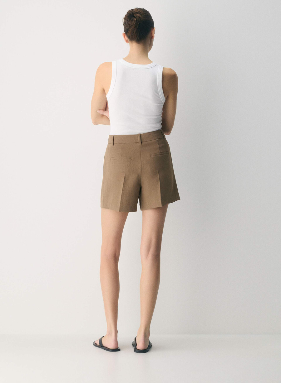 die mühelose short mid-thigh - crepette folio brown