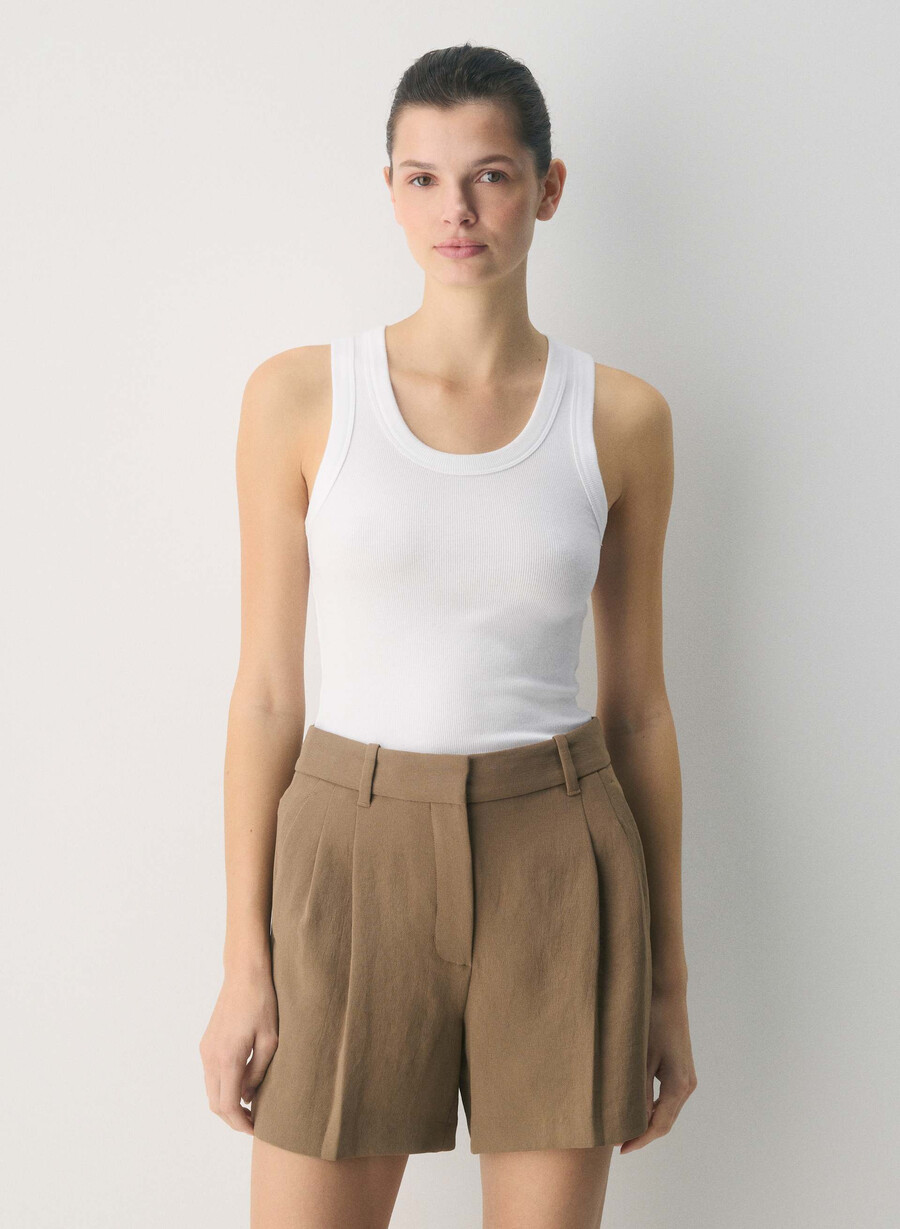 die mühelose short mid-thigh - crepette folio brown