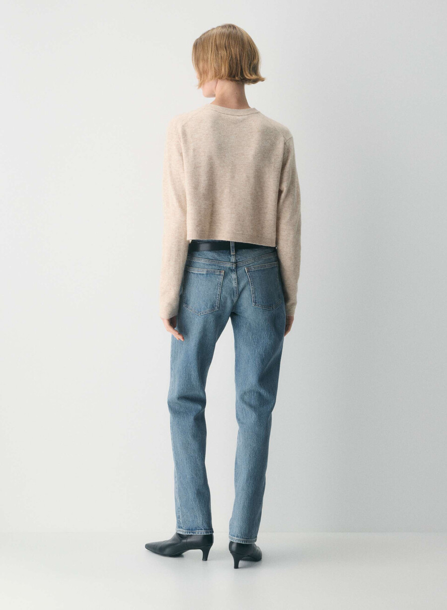 softspoke sicily cardigan heather light oatmeal