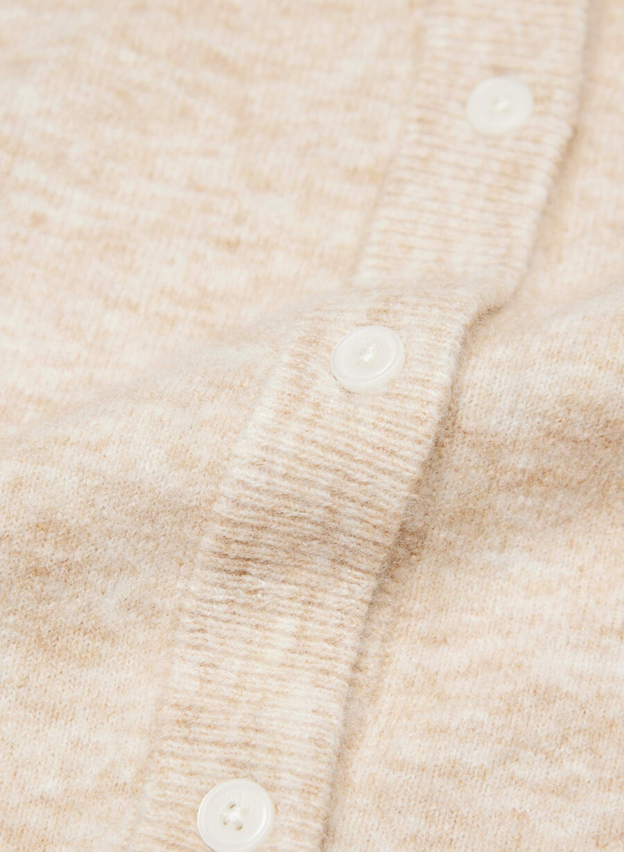 softspoke sicily cardigan heather light oatmeal