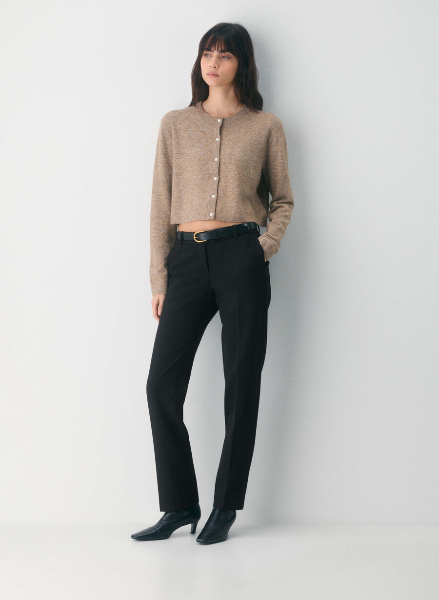 softspoke sicily cardigan heather nomad taupe
