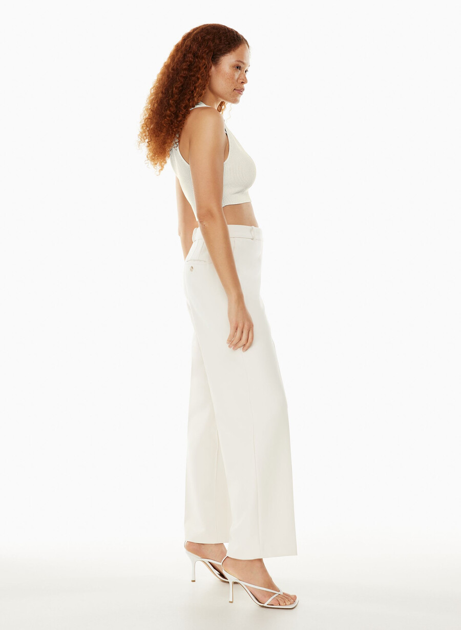 sculpt knit polo top matte pearl