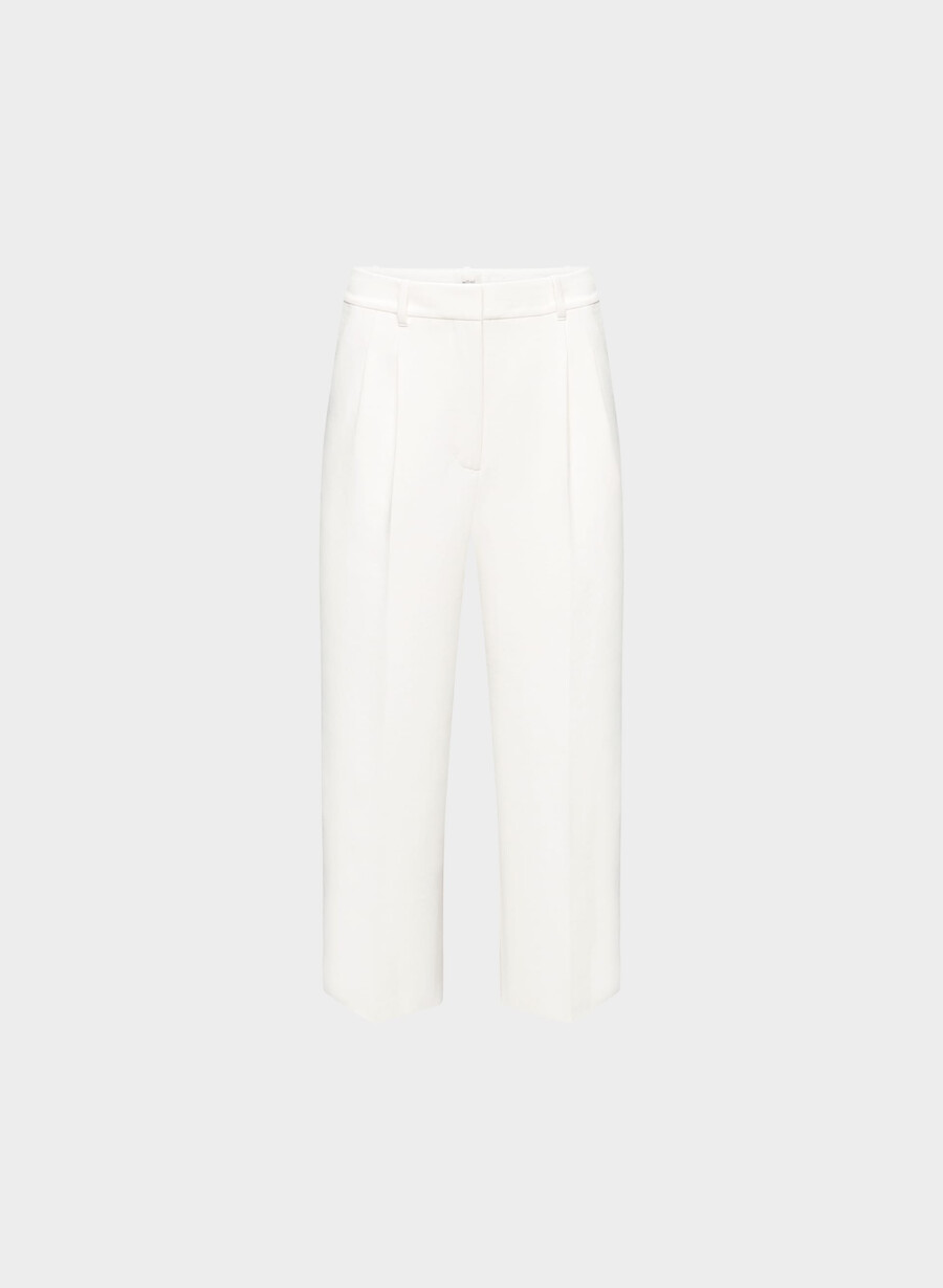 die effortless pant cropped - crepette light birch