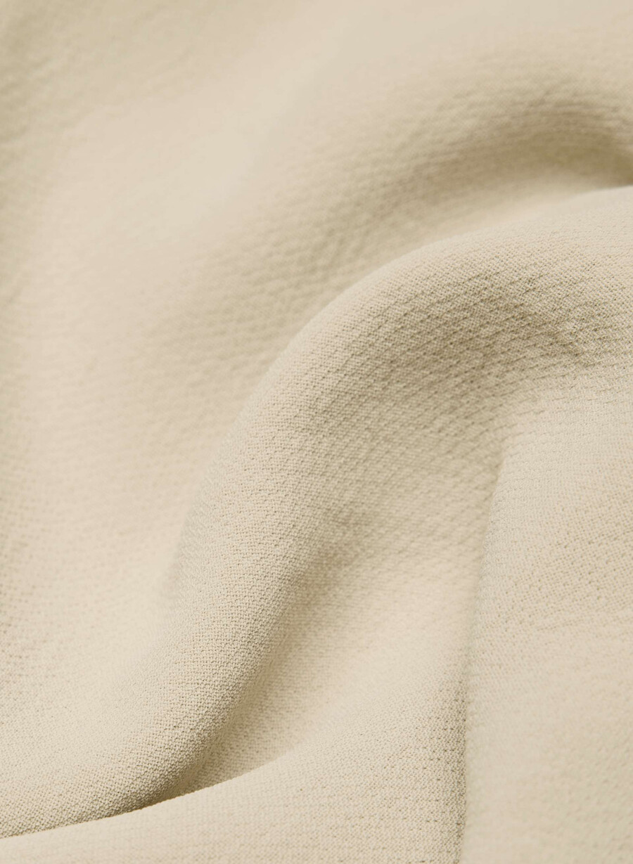 die mühelose hose cropped - crepette marcona beige