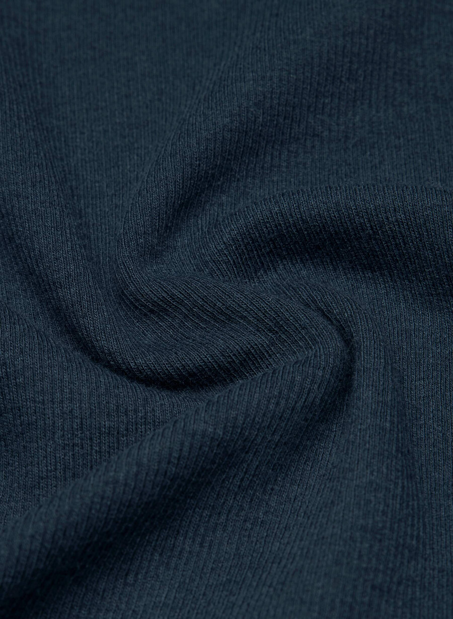 homestretch rippstrick-langarmshirt mit rundhalsausschnitt admiral