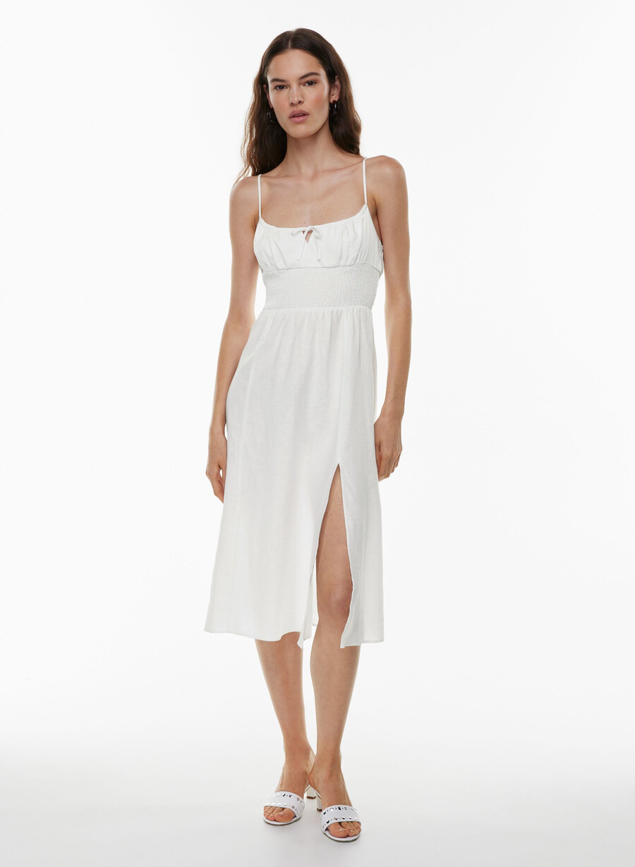 leinenkleid genua weiss