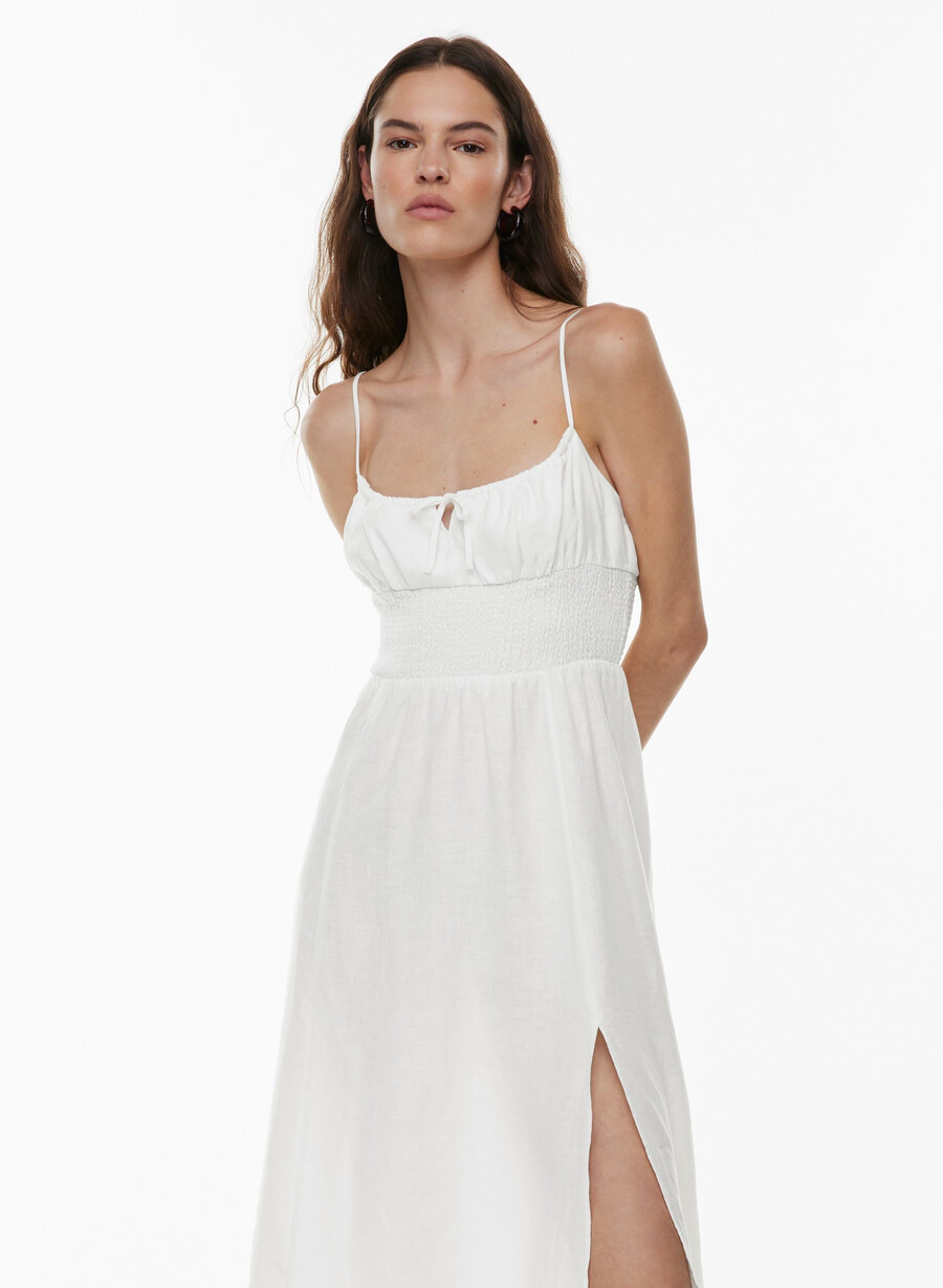 leinenkleid genua weiss
