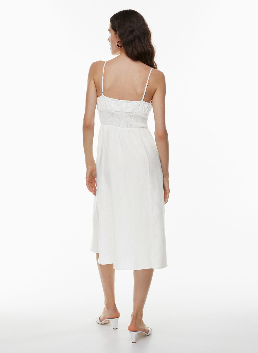 leinenkleid genua weiss