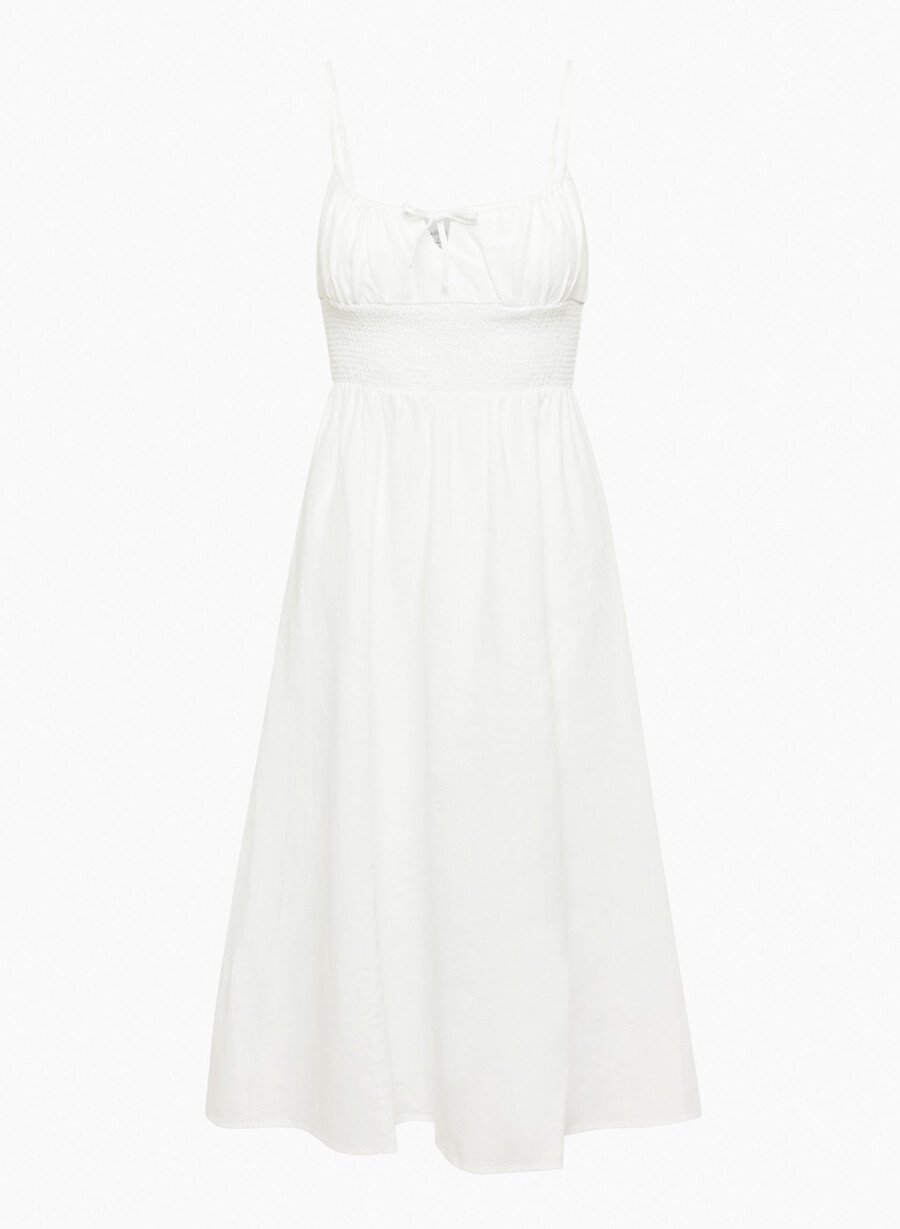 leinenkleid genua weiss