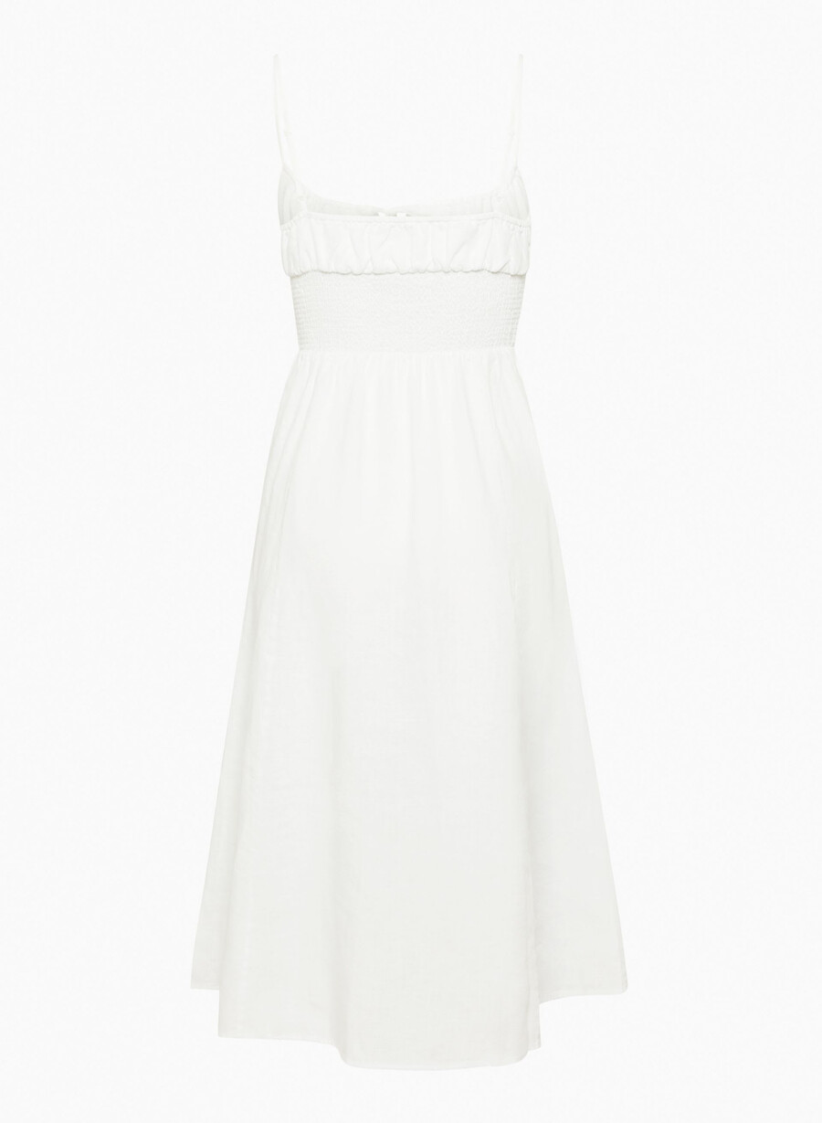 leinenkleid genua weiss