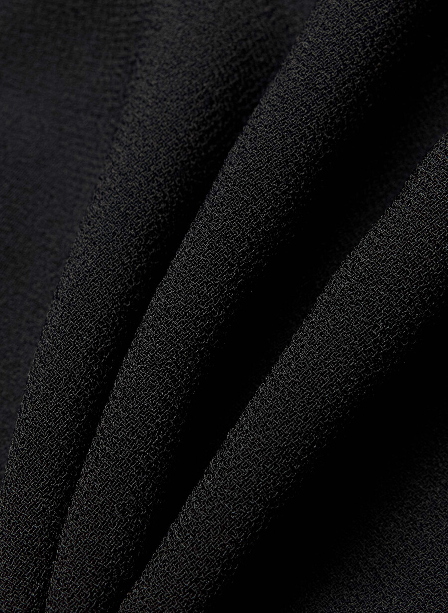 plissierte mini-shorts schwarz