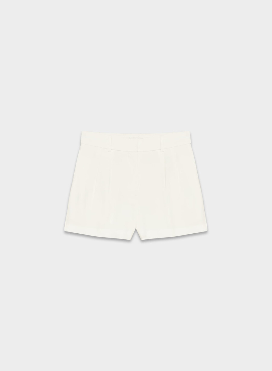 plissierte mini-shorts espace