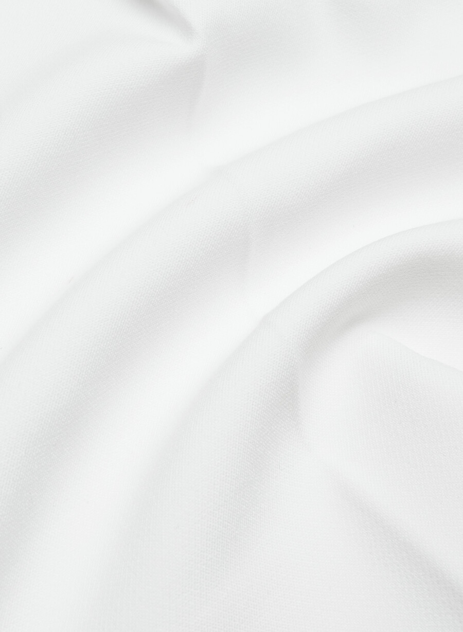 plissierte mini-shorts - reessential white