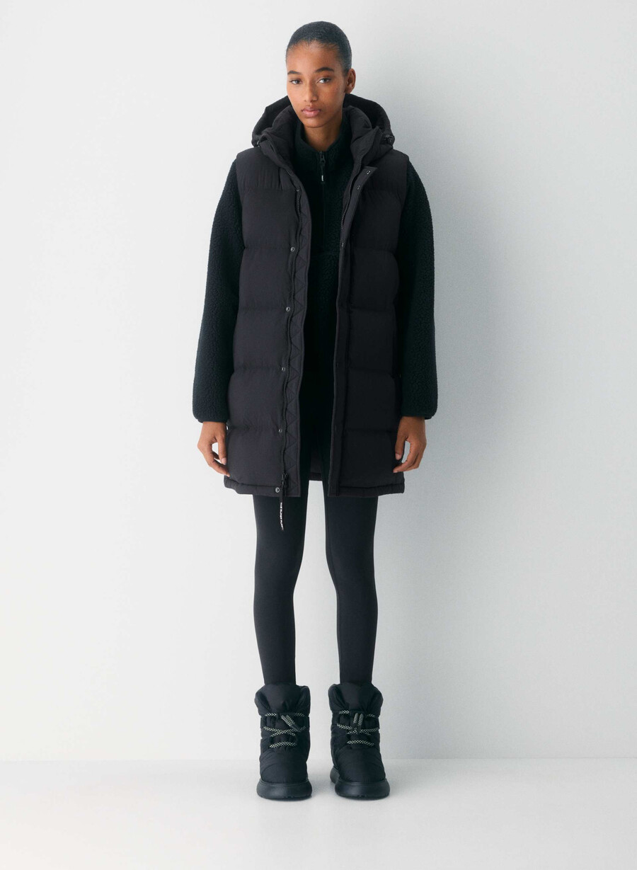 the super puff mid vest - climatte black