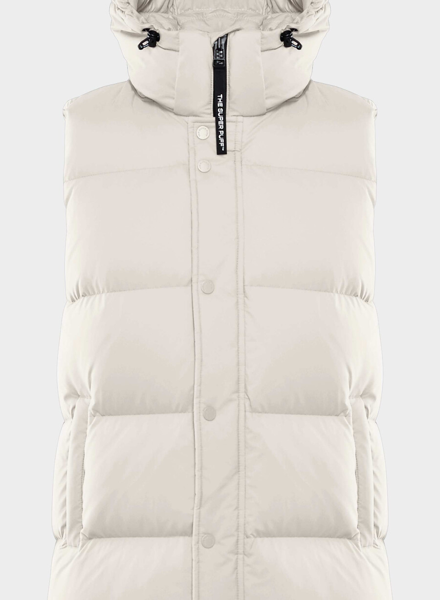 the super puff mid vest - climatte matte pearl