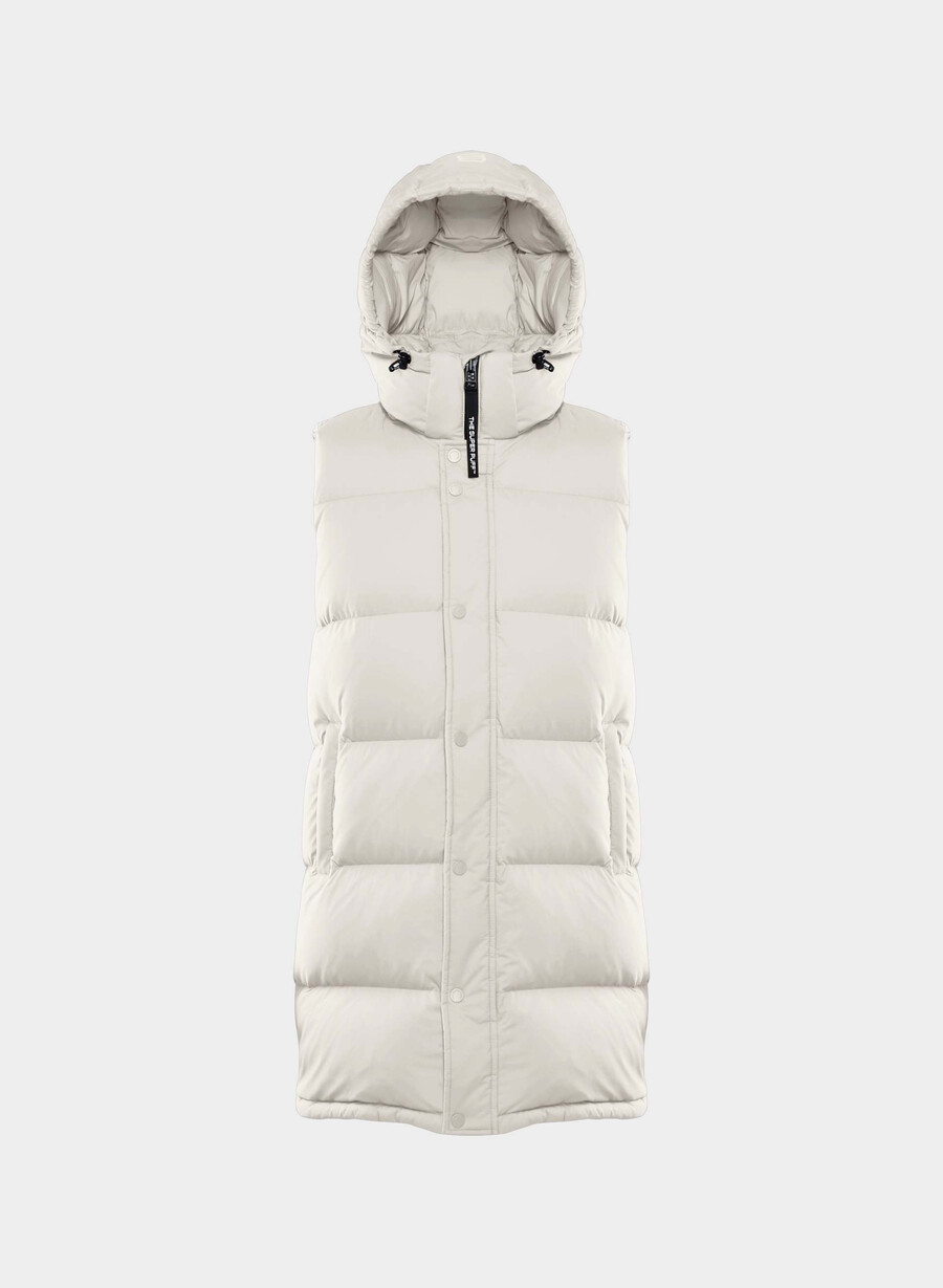the super puff mid vest - climatte matte pearl