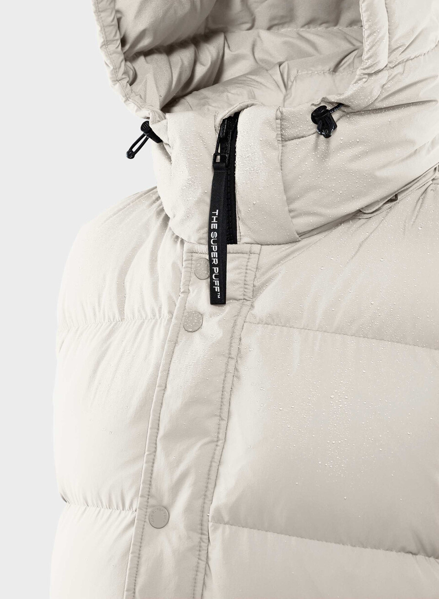 the super puff mid vest - climatte matte pearl