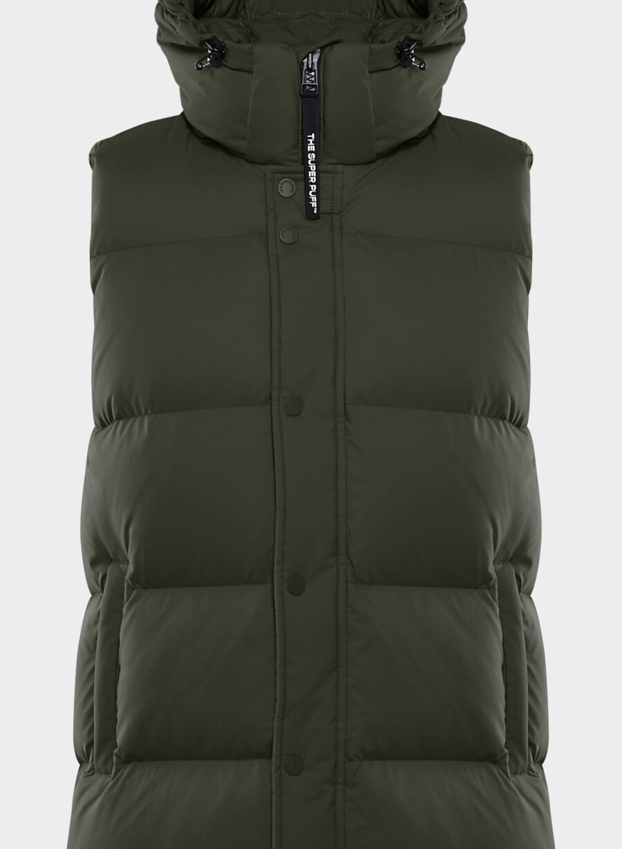 the super puff mid vest - climatte flint green