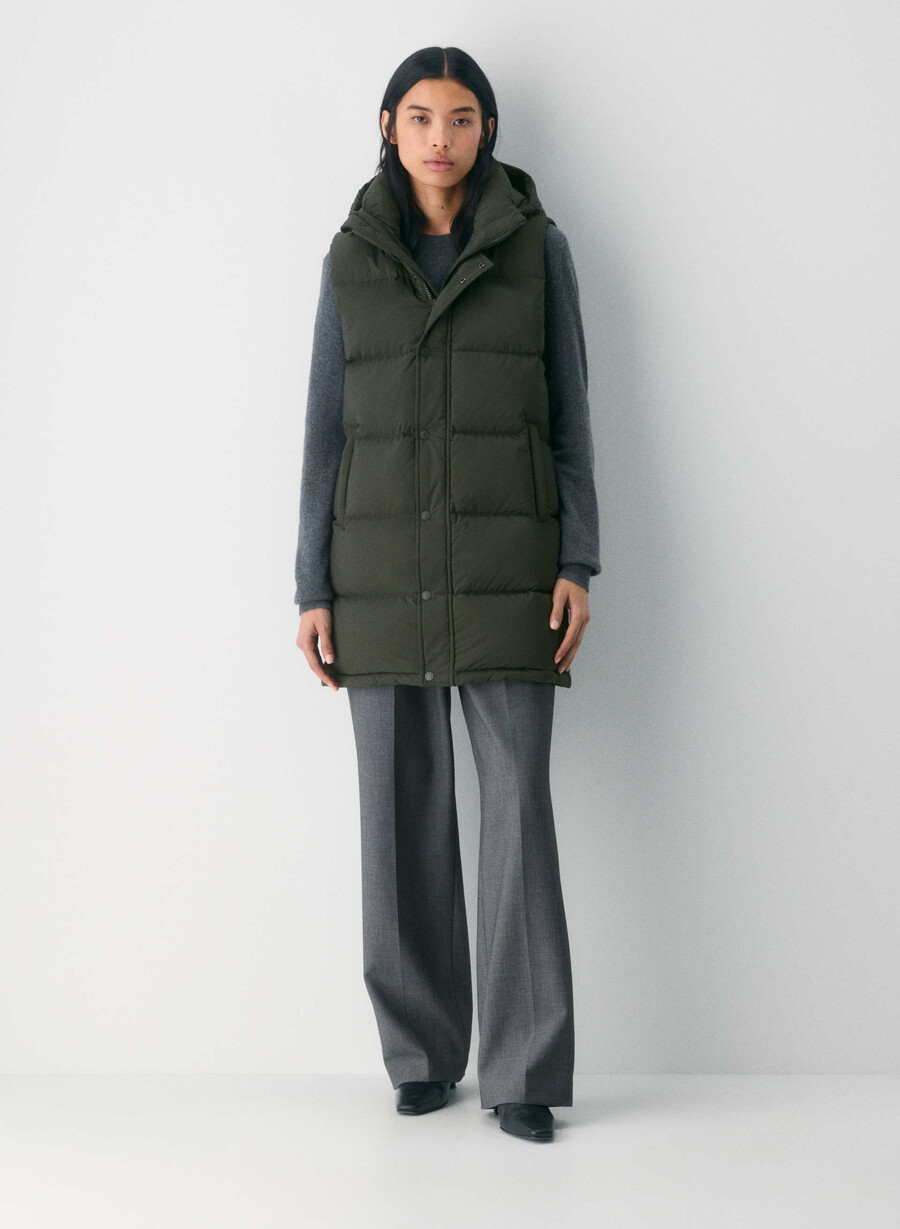 the super puff mid vest - climatte flint green